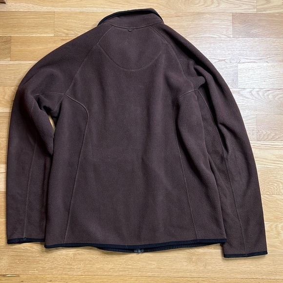 Timberland Brown Fleece Jacket Size L - Picture 7 of 8